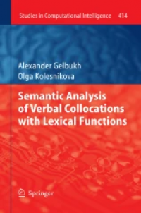 Semantic Analysis of Verbal Collocations with Lexical Functions