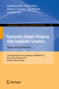 Computer Vision, Imaging and Computer Graphics. Theory and Application