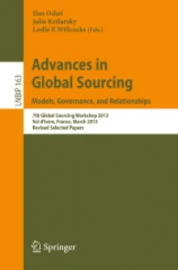 Advances in Global Sourcing. Models, Governance, and Relationships